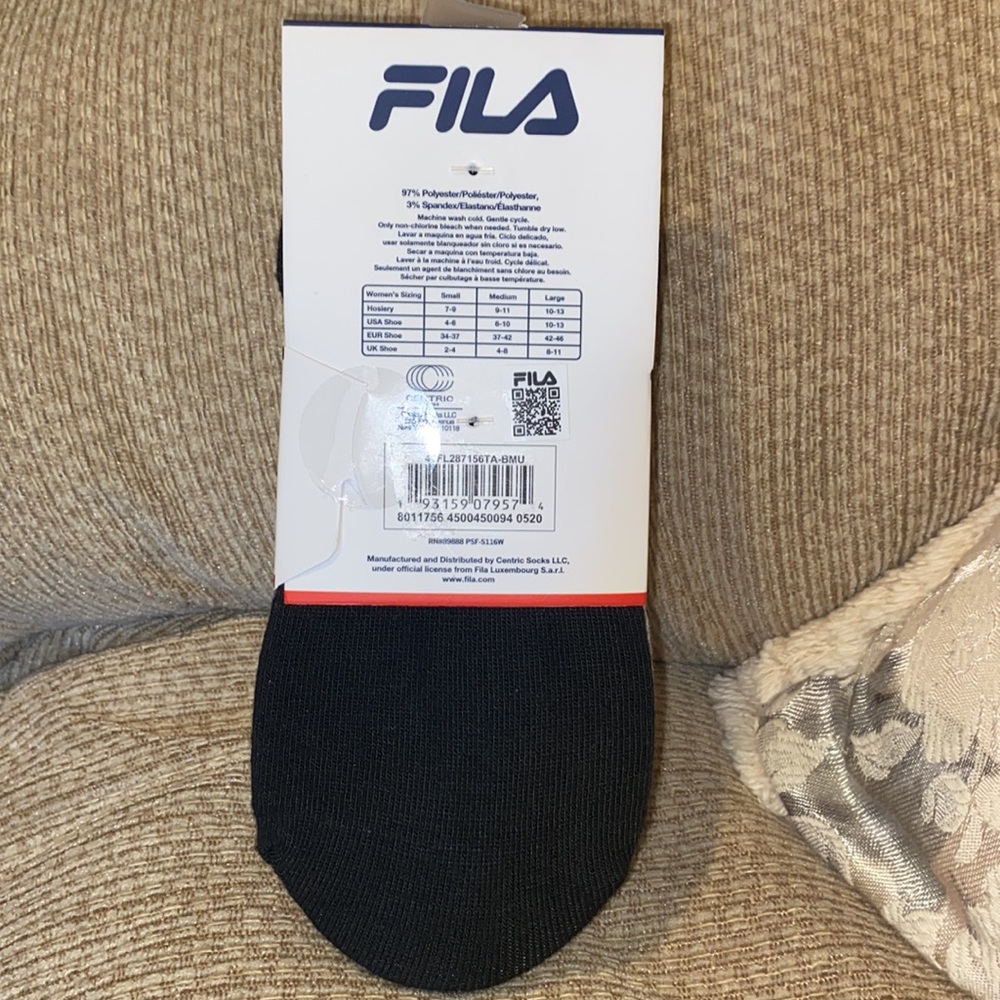 🧦 NWT FILA 6 Liner Socks - Picture 3 of 3